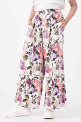 Women's Palazzo (Flower Print)