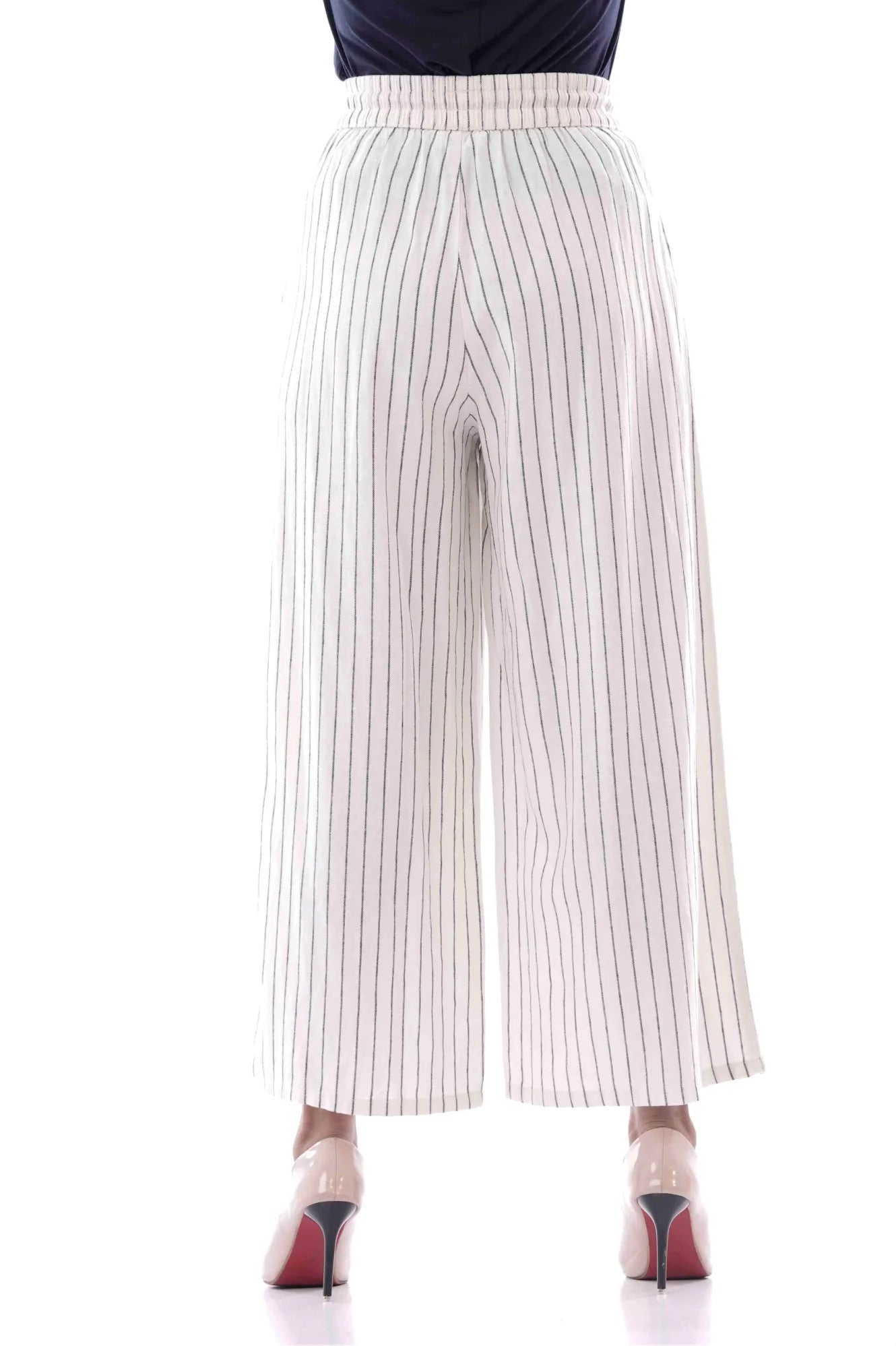Women's Palazzo (White Stripe)