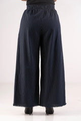 Women's Palazzo (Navy Stripe)