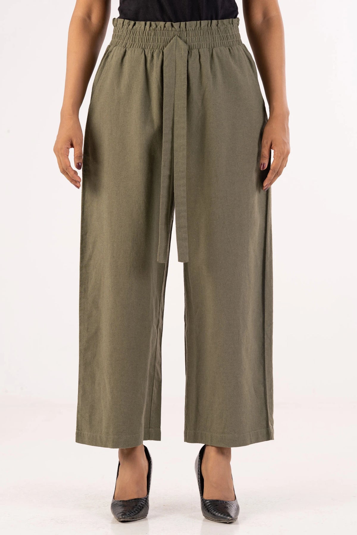 Women's Palazzo (Grey Olive)