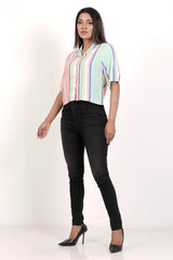 Women's Shirt (Stripe Print)