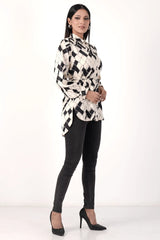 Women's Shirt (Black Printed)