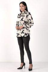 Women's Shirt (Black Printed)