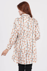 Women's Shirt (Cream Printed)