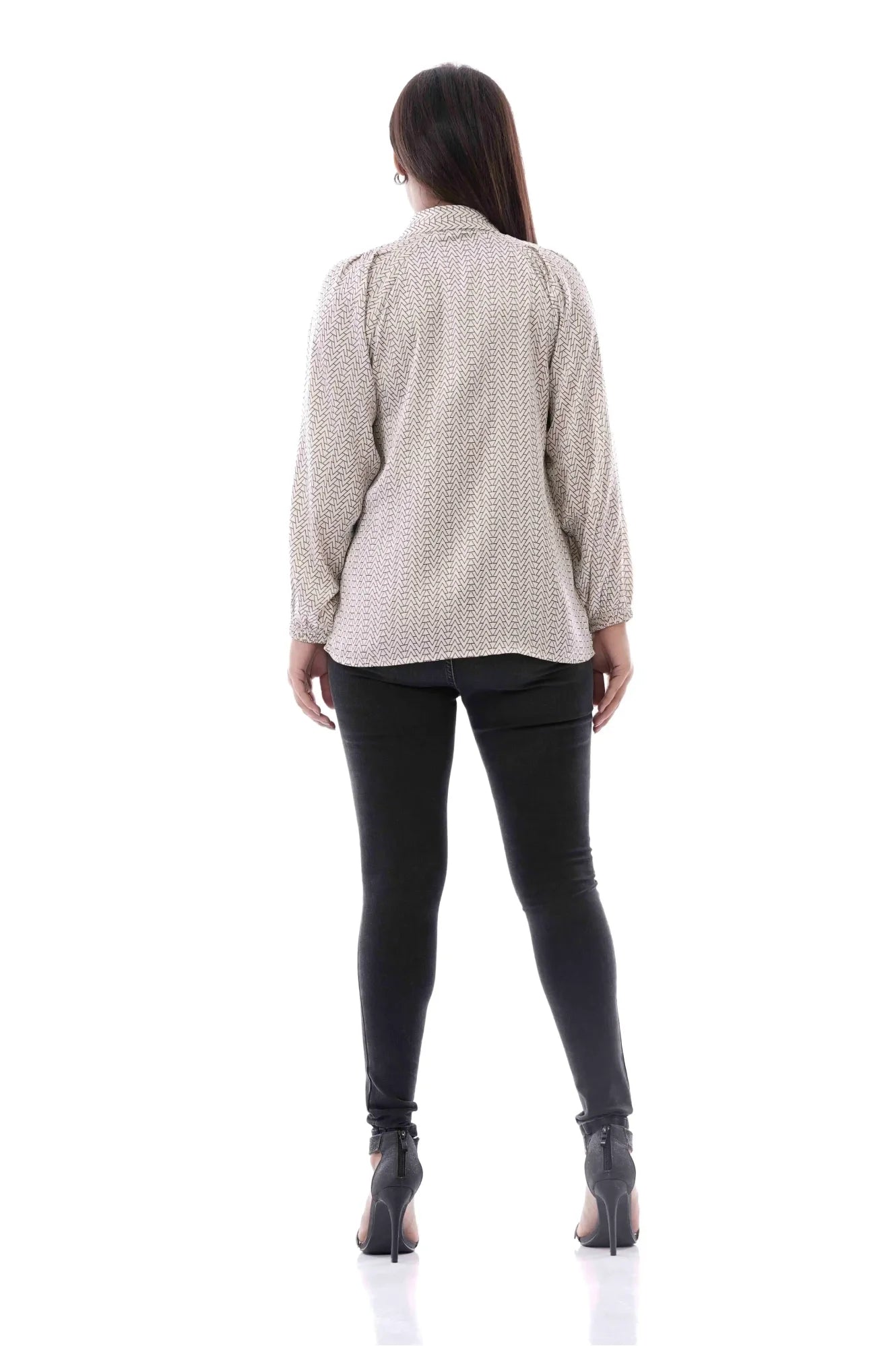 Women's Shirt (Off White Print)
