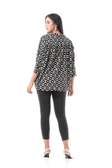 Women's Shirt (Black Printed)