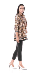 Women's Shirt (Black Printed)