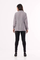 Women's Shirt (Black Printed)
