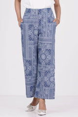 Women's Trouser (Denim Print)