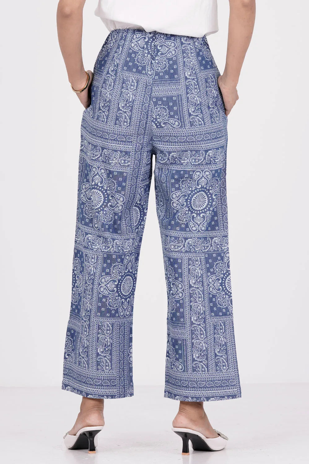 Women's Trouser (Denim Print)