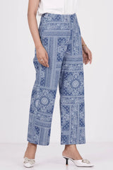 Women's Trouser (Denim Print)