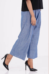 Women's Woven Pant (Blue)
