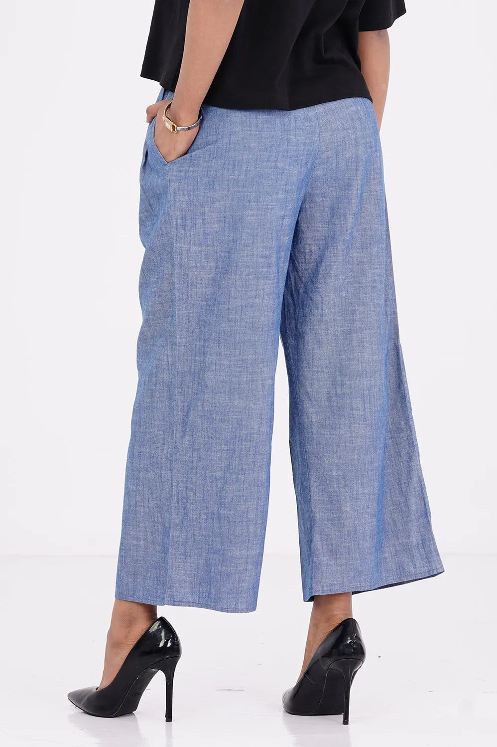 Women's Woven Pant (Blue)