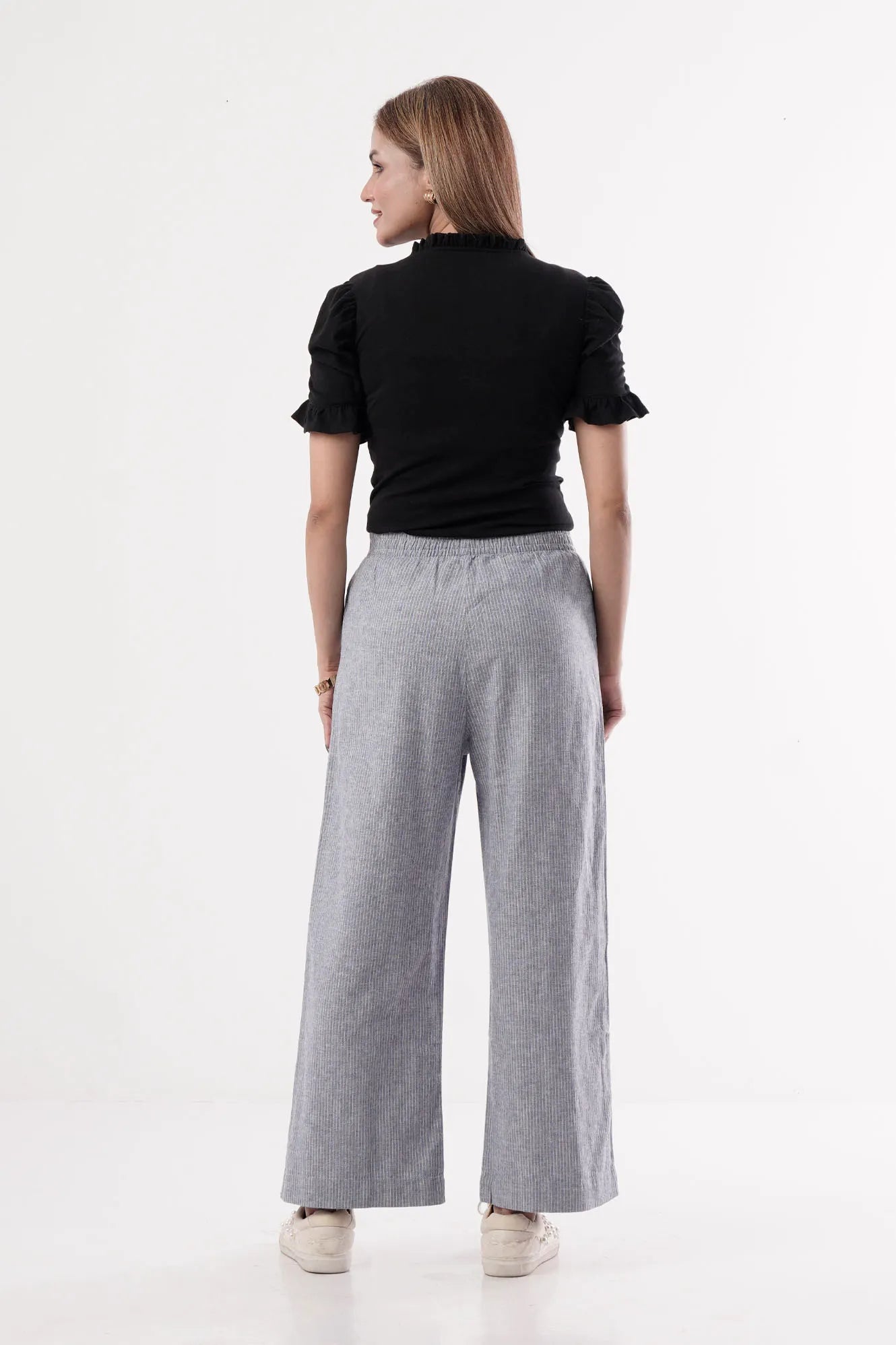 Women's Trouser (Blue Stripe)