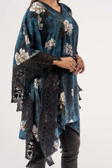 Women's Kaftan (Blue Printed)