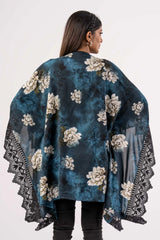 Women's Kaftan (Blue Printed)