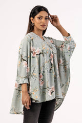 Women's Kaftan (Sky Printed)
