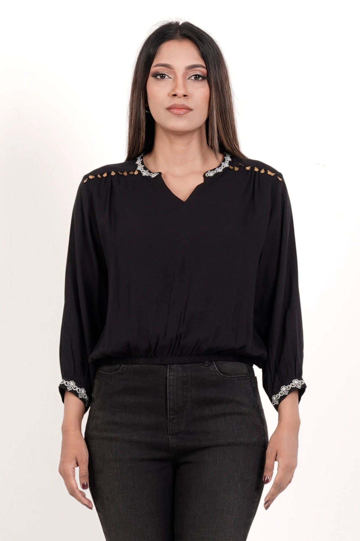 Women's Casual Tops (Black)