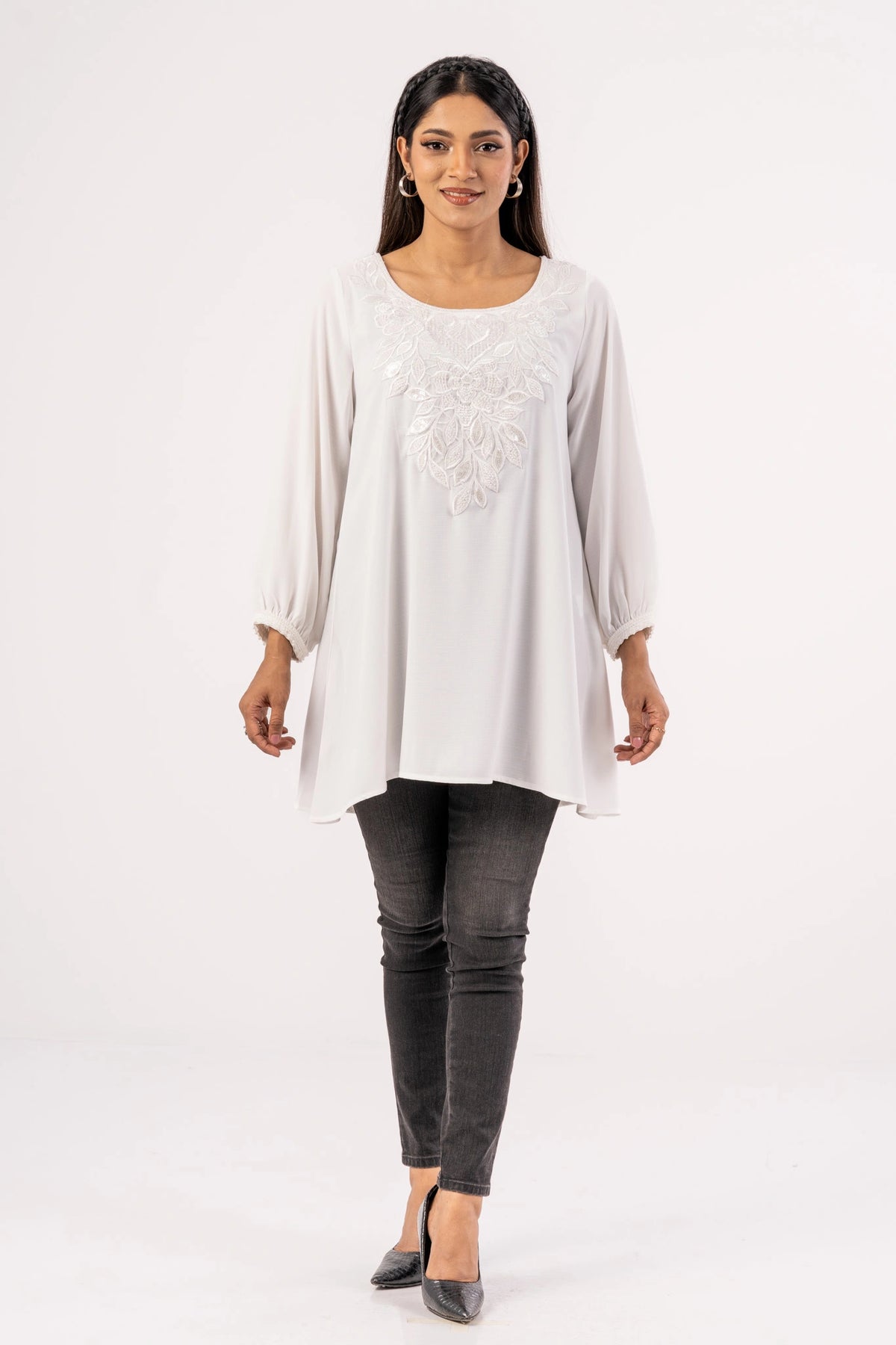 Women's Casual Tops (White)