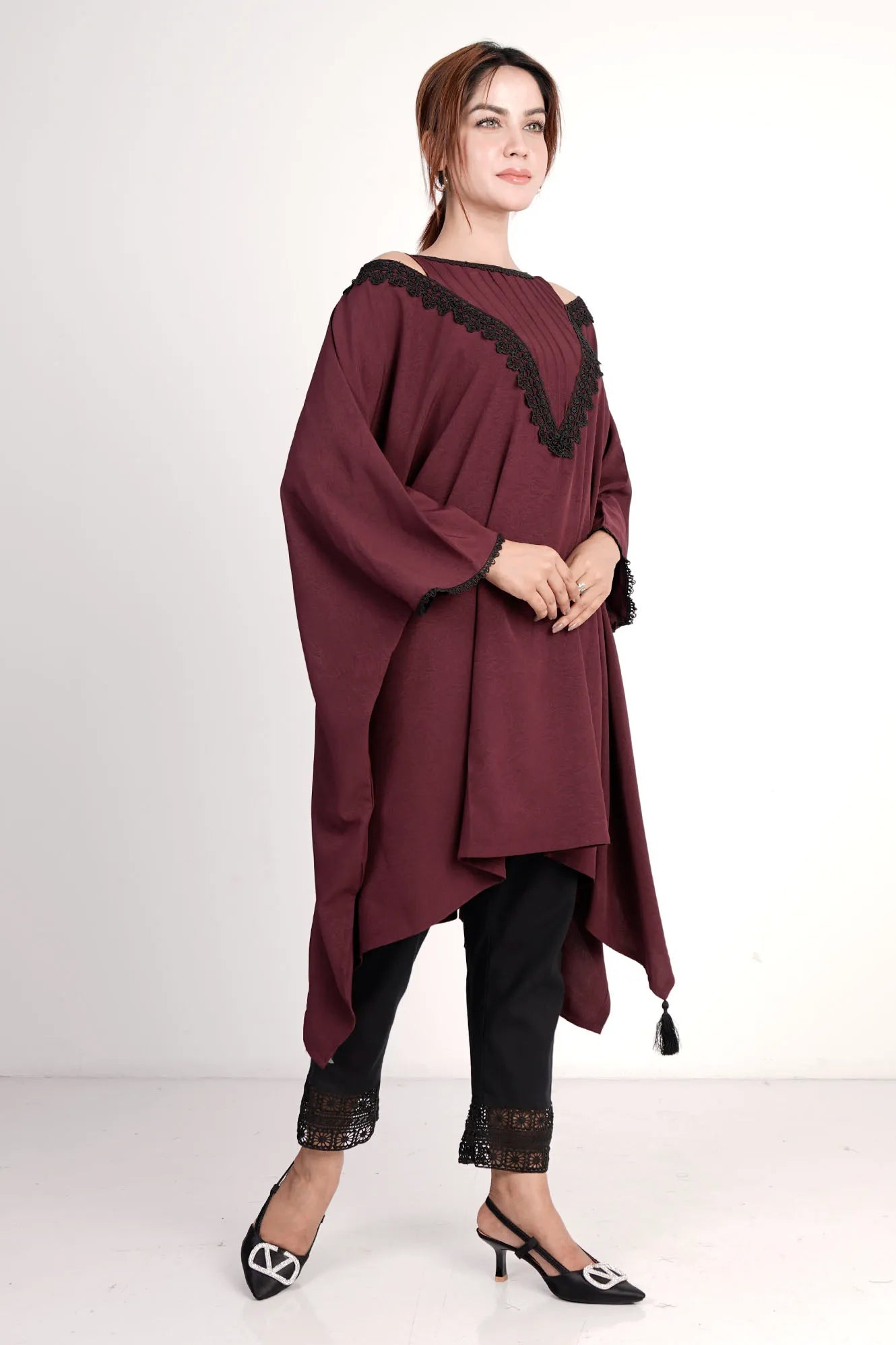Women's Kaftan (Dk. Maroon)