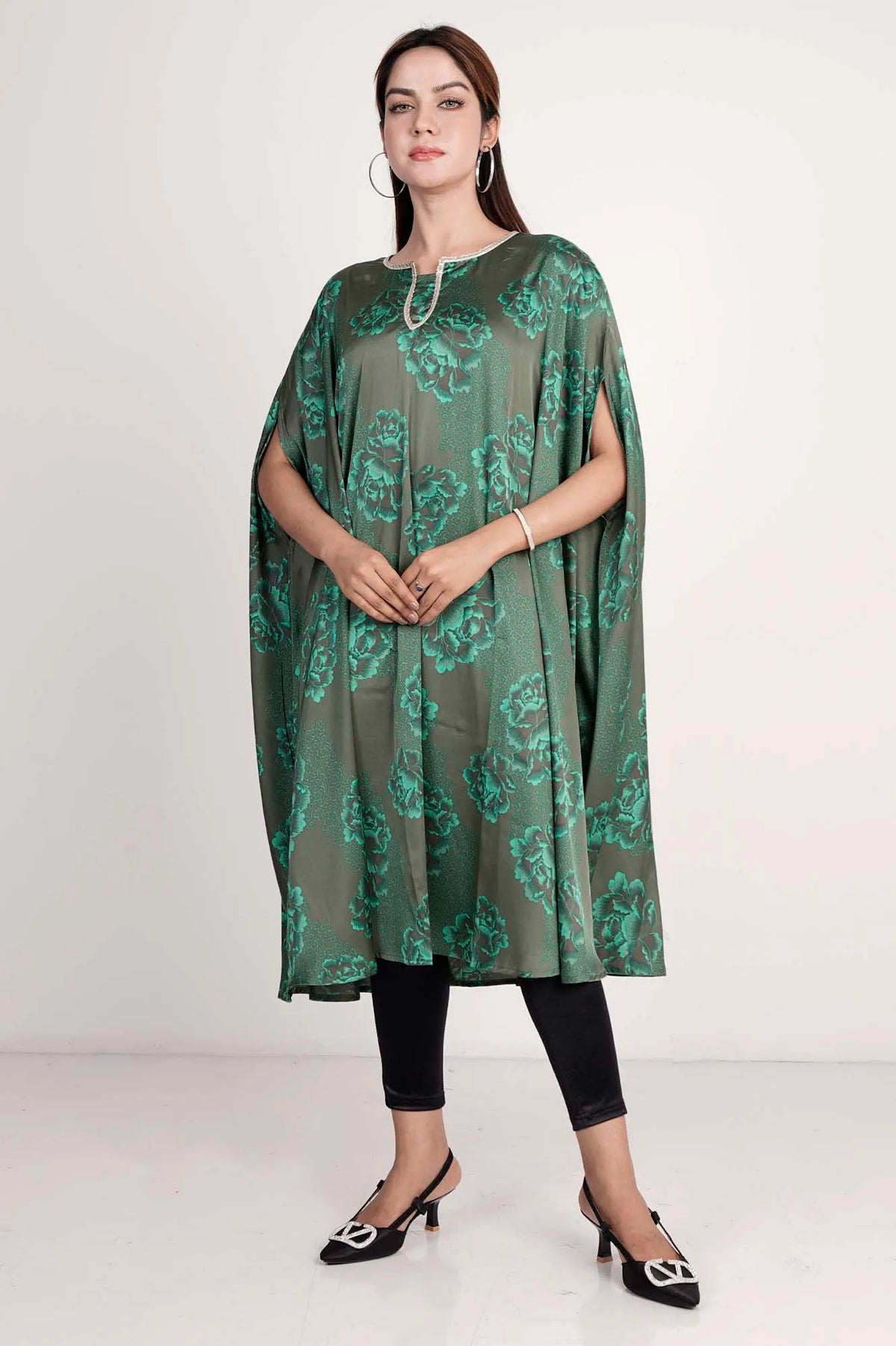 Women's Kaftan (Flower Print)