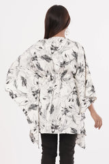 Women's Kaftan (Grey Printed)