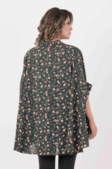 Women's Kaftan (Green Printed)