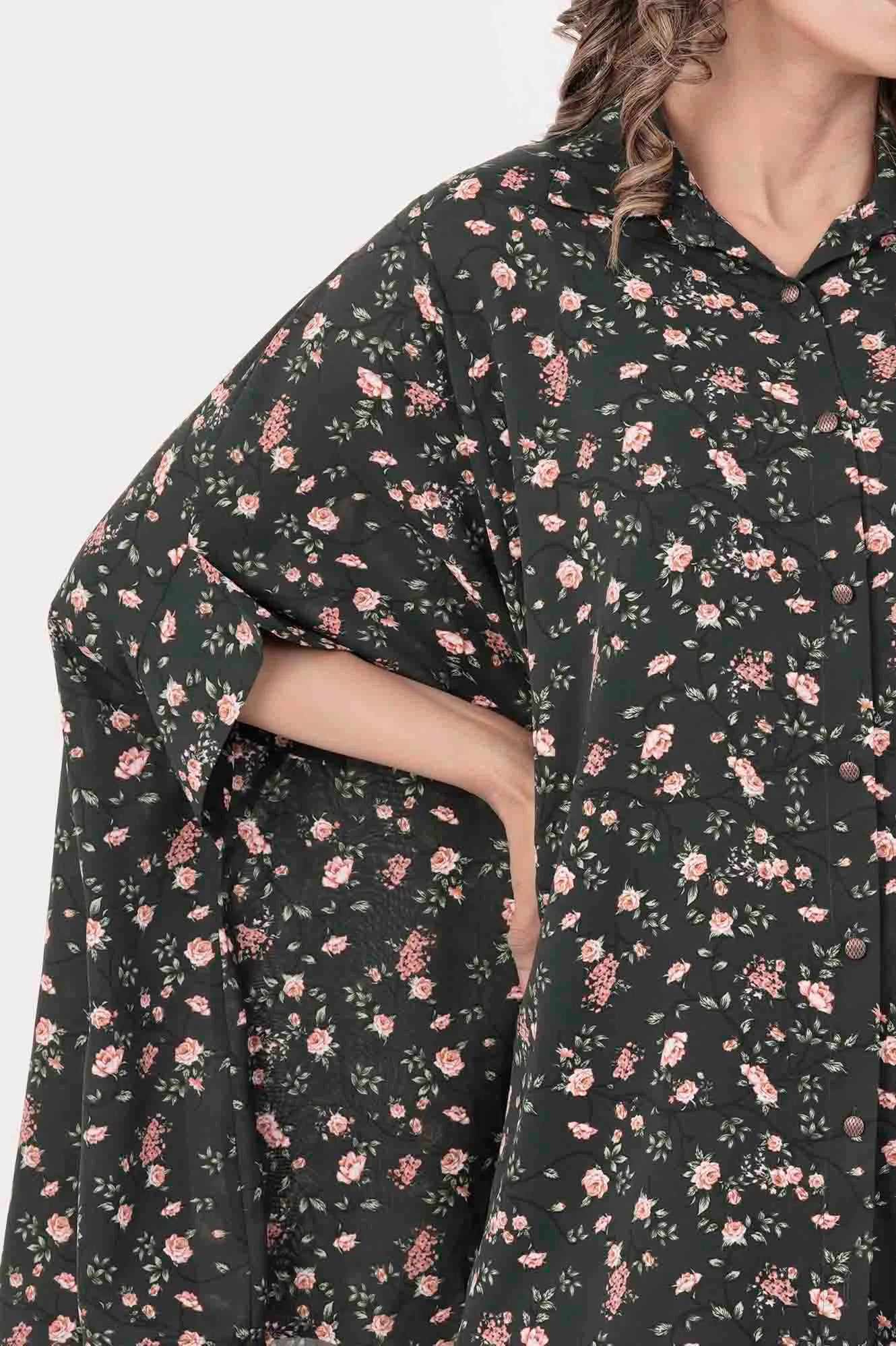 Women's Kaftan (Green Printed)