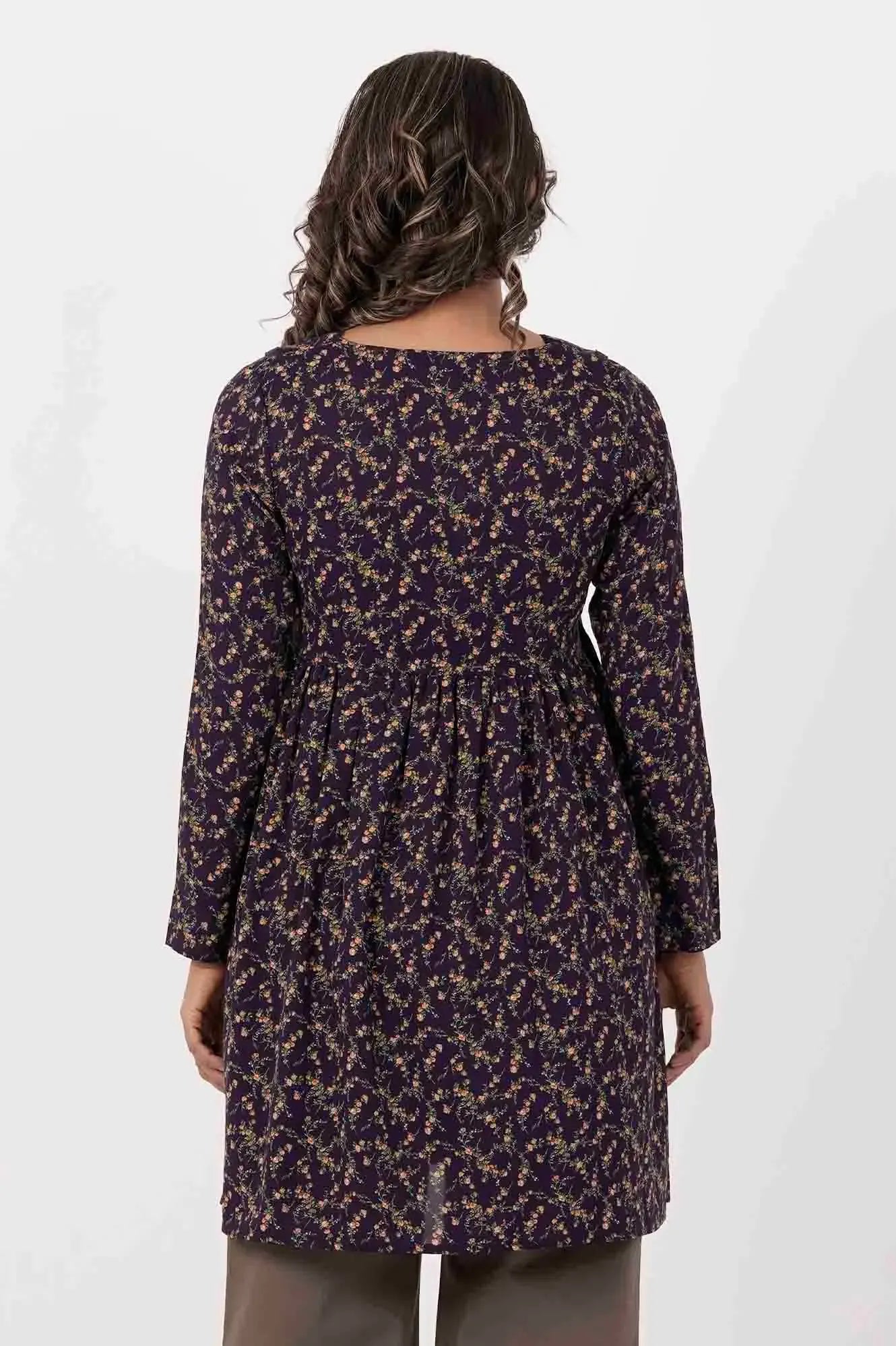 Women's Casual Tops (Purple Printed)