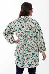 Women's Casual Tops (Green Printed)