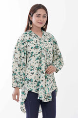Women's Casual Tops (Green Printed)