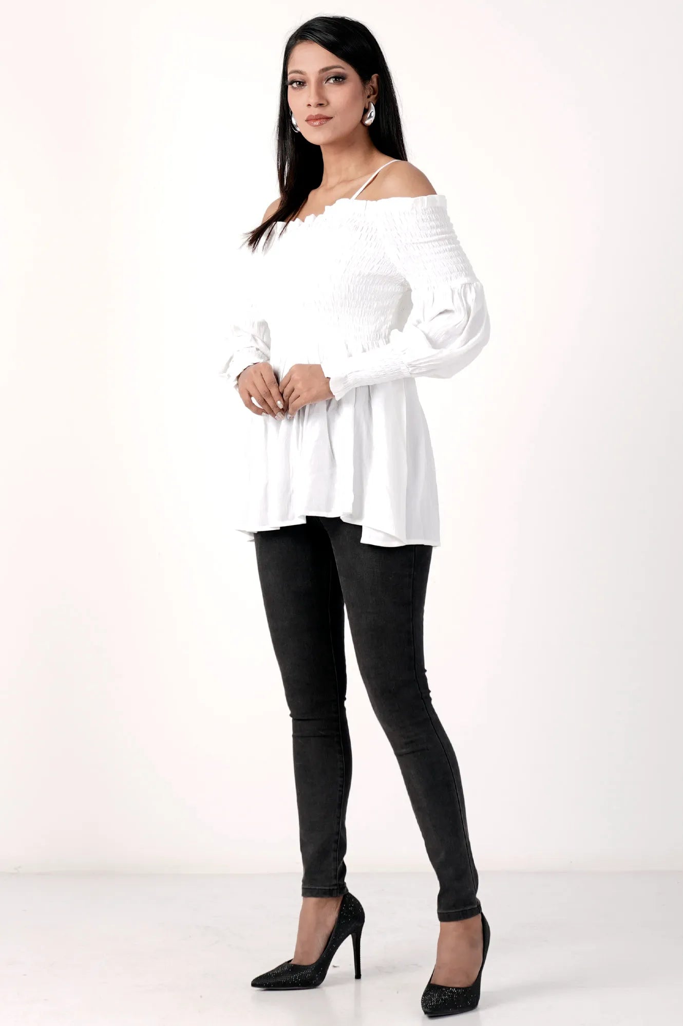 Women's Casual Tops (White)