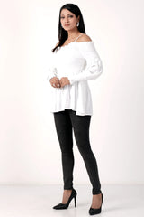Women's Casual Tops (White)