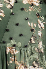 Women's Kaftan (Green Print)