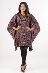 Women's Kaftan (Black Printed)