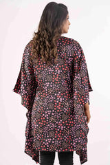 Women's Kaftan (Black Printed)