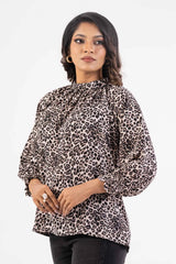 Women's Casual Tops (Leopard Print)