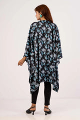Women's Kaftan (Black Printed)