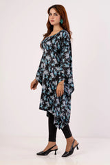 Women's Kaftan (Black Printed)