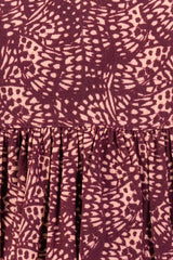 Women's Kaftan (Brick Printed)