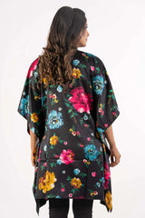 Women's Kaftan (Black Printed)