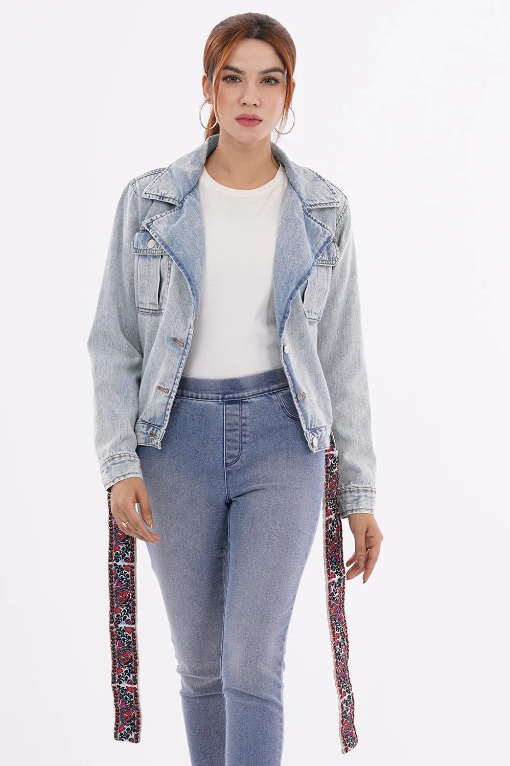 Women's Denim Jacket (Light Wash)
