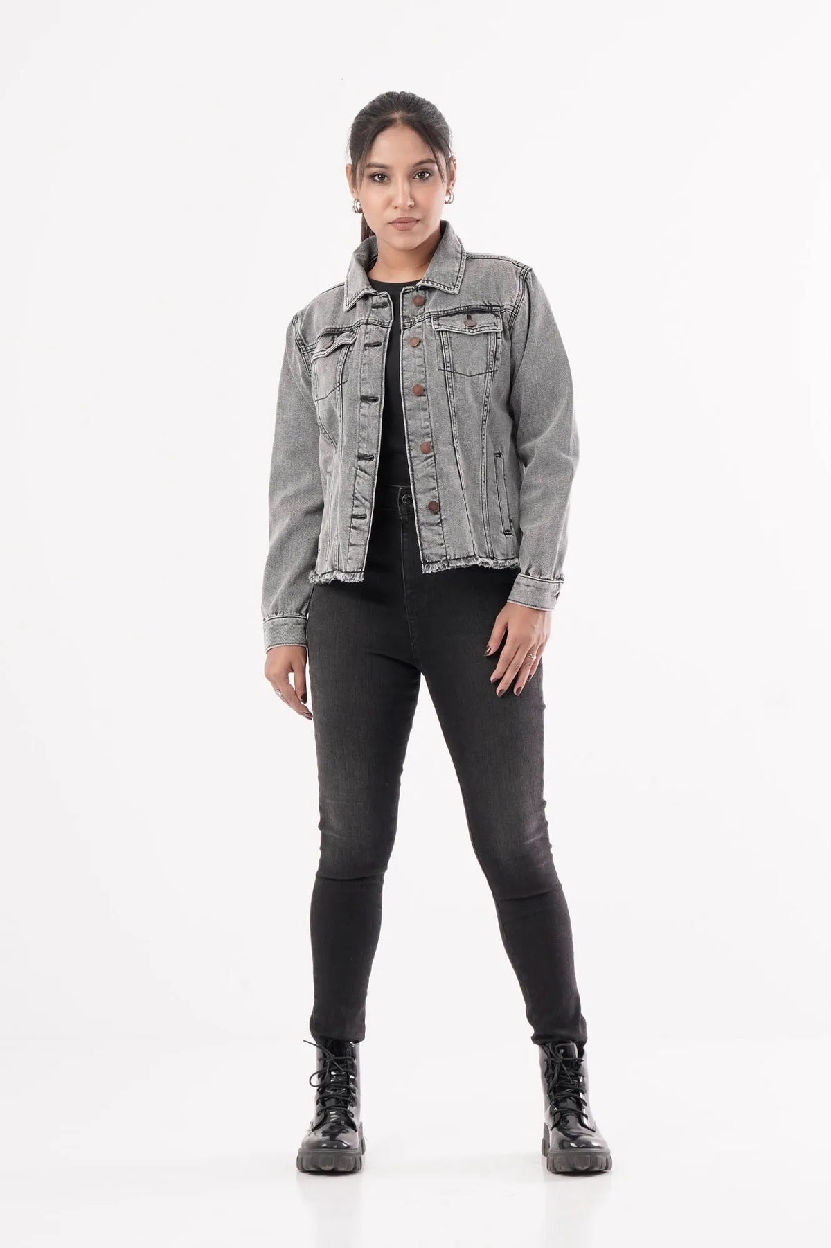 Women's Denim Jacket (Light Wash)