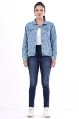 Women's Denim Jacket (Light Wash)