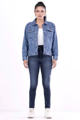 Women's Denim Jacket (Dark Wash)