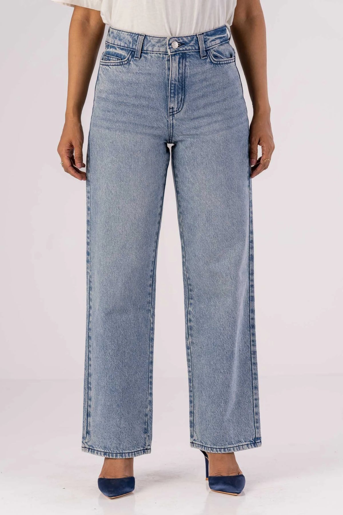 Women's Denim Pant (Light Wash)