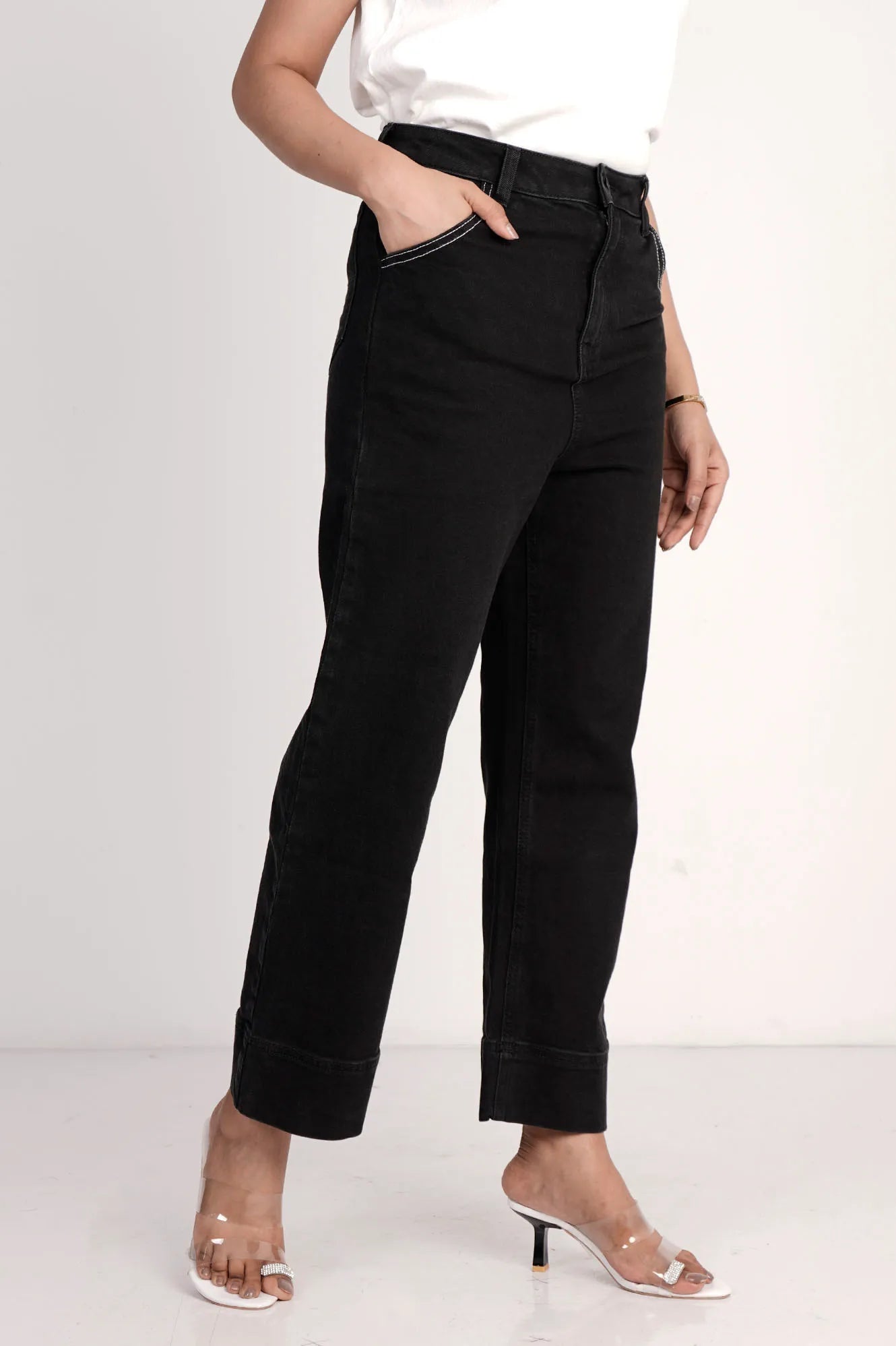 Women's Denim Pant (Dark Wash)