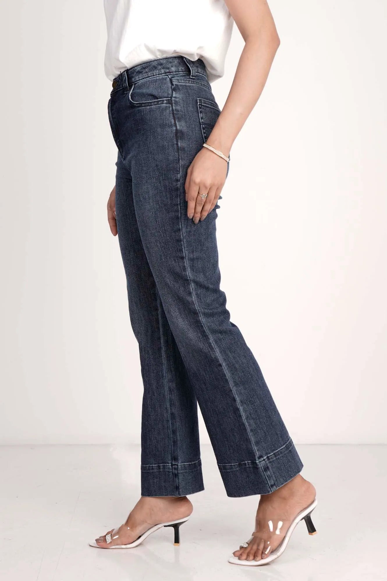 Women's Denim Pant (Medium Wash)