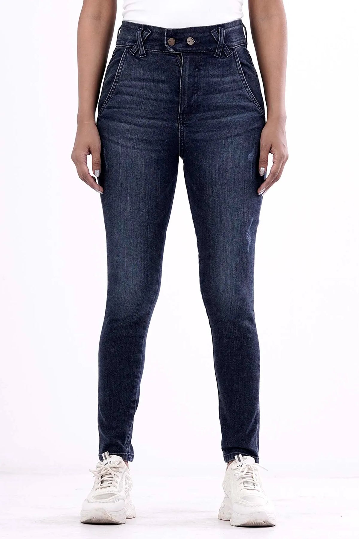 Women's Denim Pant (Medium Wash)