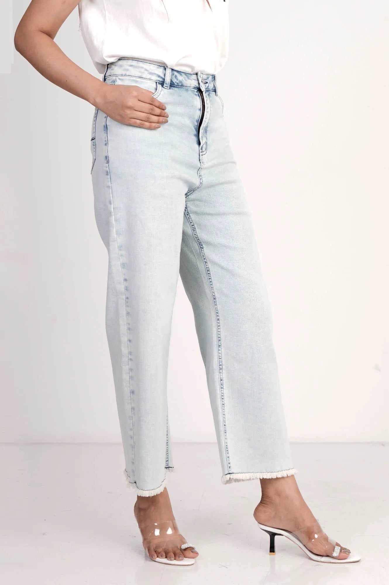 Women's Denim Pant (Light Wash)